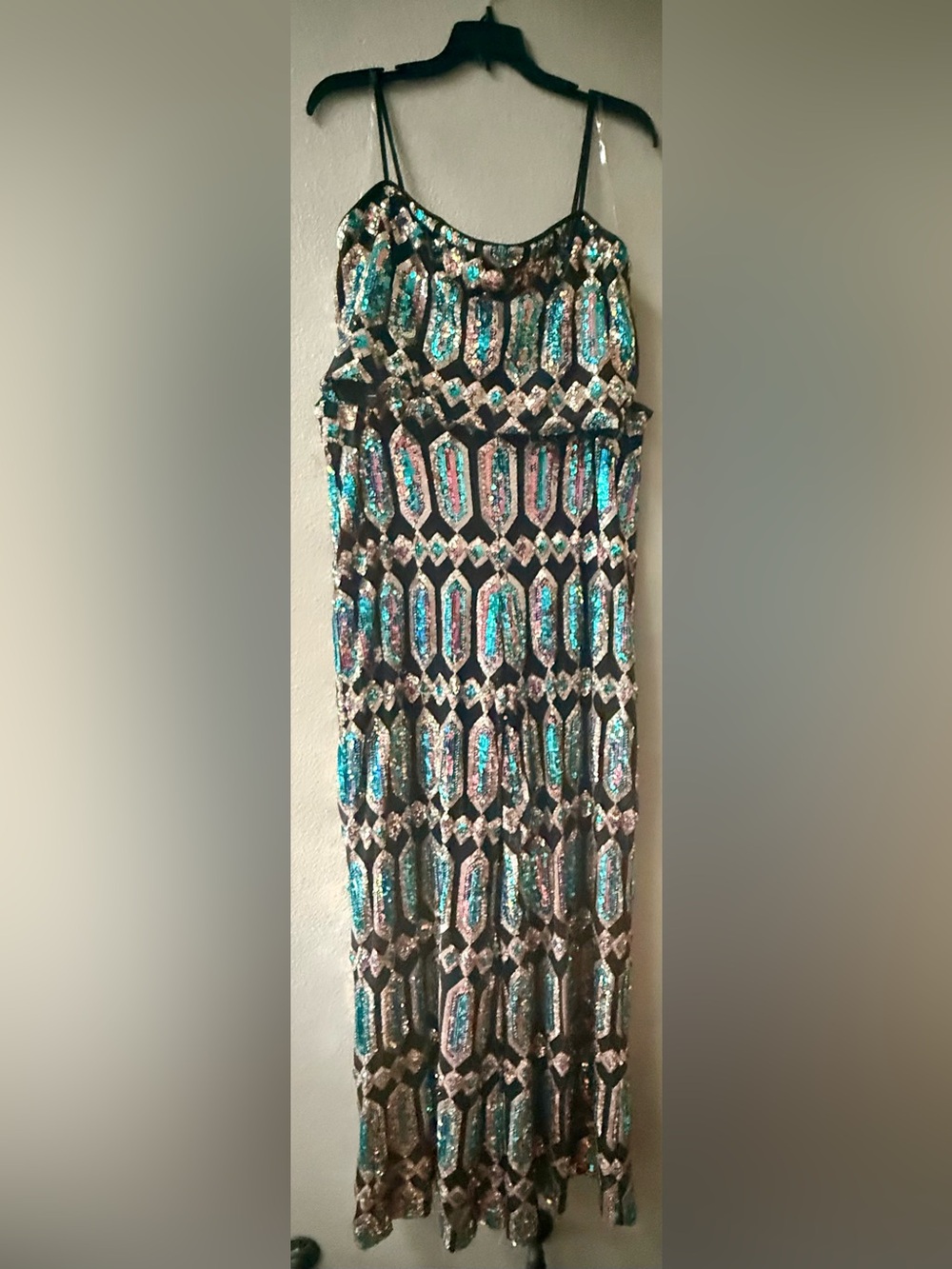 FASHION NOVA “JUST YOUR FAIRYTALE” SEQUIN 2pc. PANT SET MSRP $75 SIZE 2X~NWT - Picture 2 of 10